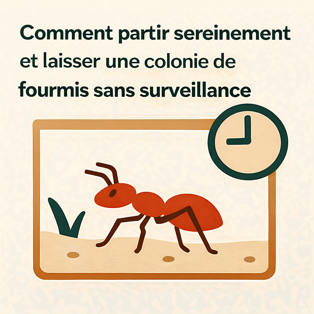 You are currently viewing Week-end prolongé avec des fourmis – comment partir en toute sécurité et laisser la colonie sans surveillance